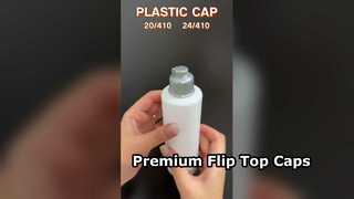 Tutup Flip Top Transparan Premium untuk Botol Kosmetik