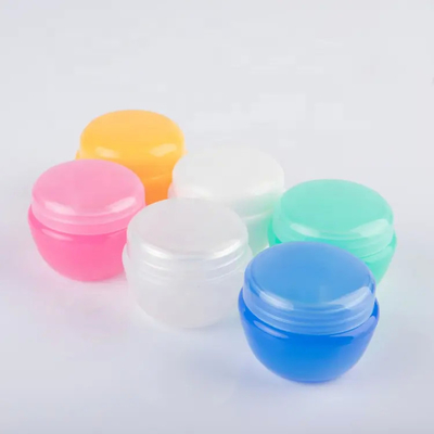 Luxury Berwarna-warni 20g PP Wajah Cream Jar Plastik Cosmetic Jar