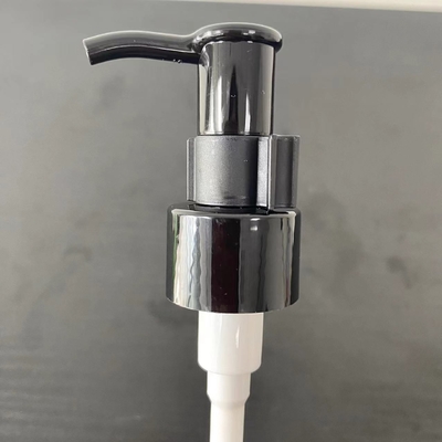 28 410 Hitam PP Plastik Pompa Minyak Rambut Botol Minyak Esensial Pompa Dispenser Kosmetik Untuk Penggunaan Harian
