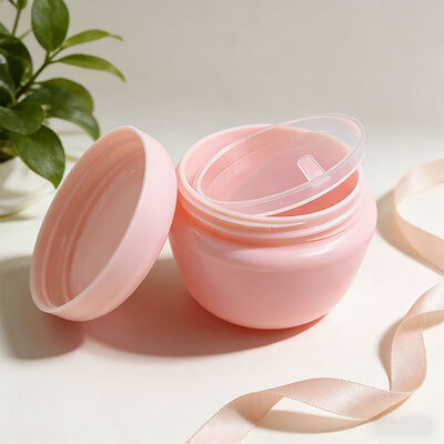 Toples Krim Wajah PP Oval Wadah Perawatan Kulit Kosmetik Toples Krim Wajah Kosong 20g