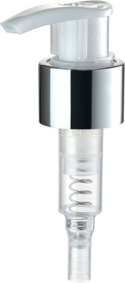 Pompa Lotion Plastik Alumina Dengan Klip Kunci 1.2ml Dosis OEM