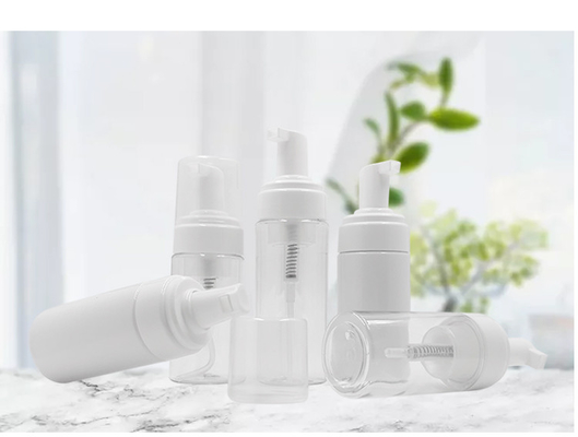 Botol Plastik Kosmetik 43mm, Botol Pompa Busa Sabun Cair 100ml 150ml