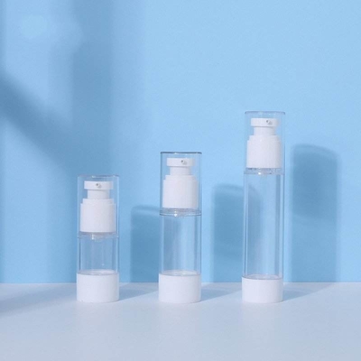 Botol Pompa Pengap Kosmetik Plastik Untuk Lotion Krim Mata Wajah 15ml 30ml 50ml