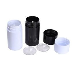 Round Twist Up Salve Tabung Deodoran Plastik Wadah 30g 50g 75g Bening Kosong