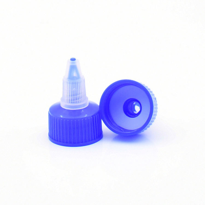 24/410 Tutup Pengeluaran Cairan Plastik Blue Twist Buka Tutup