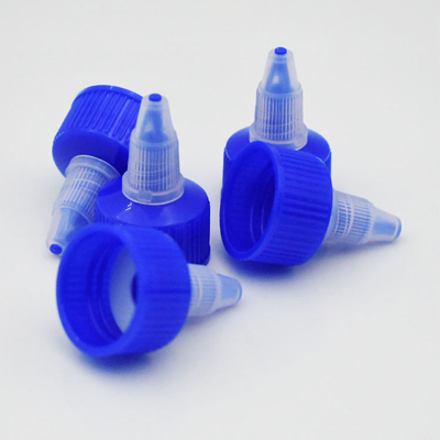 24/410 Tutup Pengeluaran Cairan Plastik Blue Twist Buka Tutup