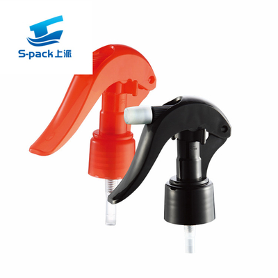 24/410 Plastik Kabut Pompa Sprayer Nozzle Hitam Mini Pemicu Sprayer