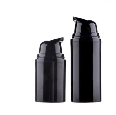 Botol Pompa Pengap PP Hitam Kosong 15ml 30ml 50ml Untuk Lotion