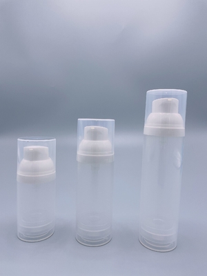 SEBAGAI PP Bening Pompa Kosmetik Isi Ulang Botol Pengap 15ml 30ml 50ml 80ml 100ml 120ml