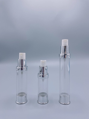 Botol Aluminium Kosmetik Mewah Tanpa Udara Untuk Esensi Krim