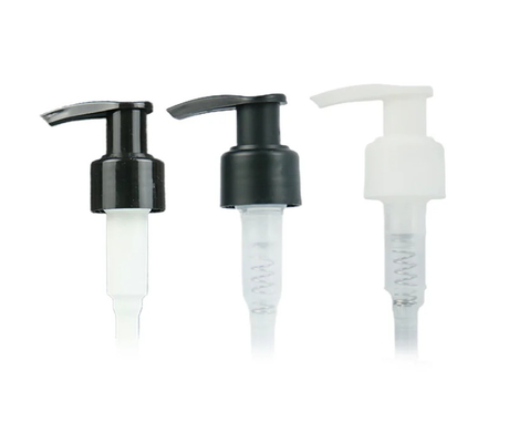 28/410 PP Plastic Shampoo Shower Black Lotion Pump untuk Botol