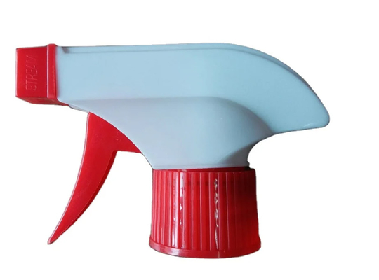 Penyemprot Pemicu Plastik Warna Merah Putih 28mm untuk Botol Cuci Pembersih Taman