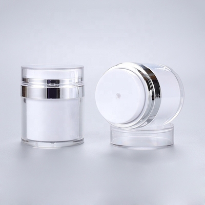 Botol Pompa Airless Double Way 50g yang dapat diisi ulang