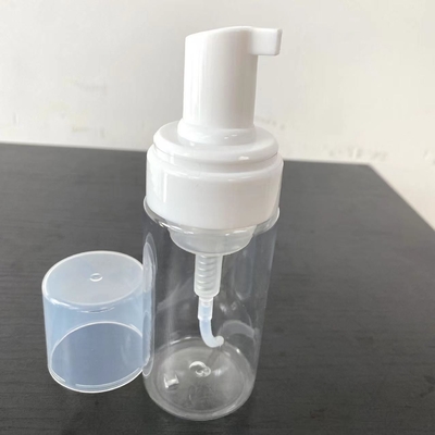 Botol PET alami 100ml dengan pompa busa untuk membersihkan sepatu dan shampoo lotion tubuh