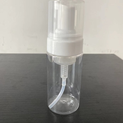 Botol PET alami 100ml dengan pompa busa untuk membersihkan sepatu dan shampoo lotion tubuh
