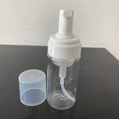 Botol PET alami 100ml dengan pompa busa untuk membersihkan sepatu dan shampoo lotion tubuh