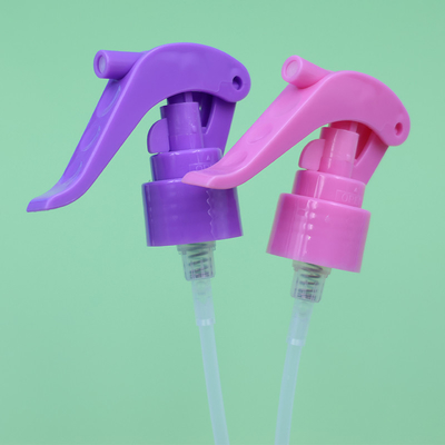 Colorful Fine Mini Trigger Sprayer 20/410 24/410 28/410 Dengan Lock Button Design Untuk Air Mist Spray Botol Odm Oem