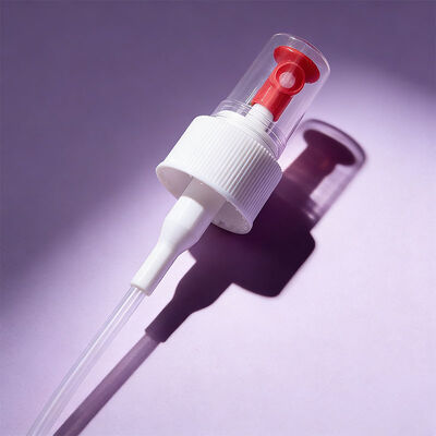 Pompa Semprot Kabut Halus Anti Tumpah Plastik 24mm 28mm 1cc dengan Logo Kustom dan Tutup Ulir untuk Botol