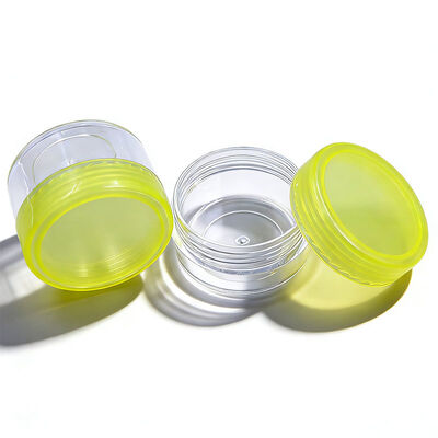 HOT Sale Kontainer Kosmetik 10g 15g Custom Color PS Plastik Mata Wajah Mini Body Cream Jar
