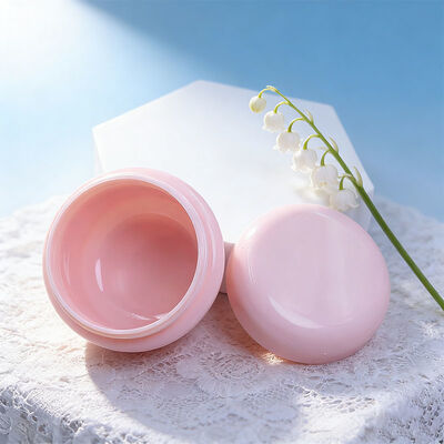 Toples Krim Wajah PP Oval Wadah Perawatan Kulit Kosmetik Toples Krim Wajah Kosong 20g