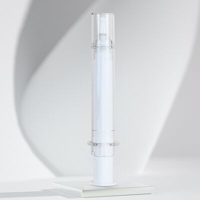 Botol Pompa Syringe Kosmetik Tanpa Udara PS PP Mewah 5ml 10ml 20ml Syringe Kosmetik Untuk Kemasan Krim Mata Serum