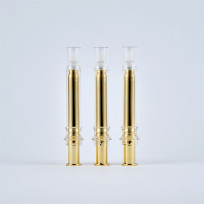 Botol Serum Kosmetik Plastik 5/10/20ml Krim Mata Botol Tanpa Udara Jarum Suntik Tanpa Udara untuk Tabung Jarum Suntik Sekali Pakai Kosmetik