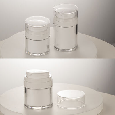 Kualitas Tinggi Luxury Airless Pompa Botol 15ml 30ml 50ml untuk Perawatan Pribadi Vacuum Botol Hot Sale Grosir Pabrik Custom