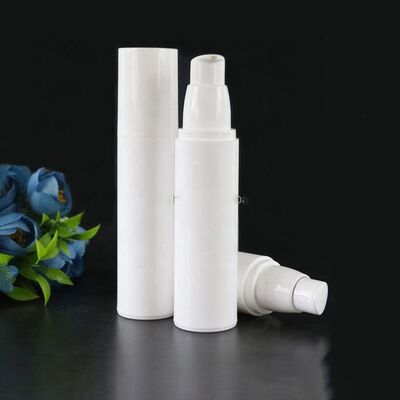 Kemasan Kosmetik Putih Unik Botol Plastik Bulat 50ml