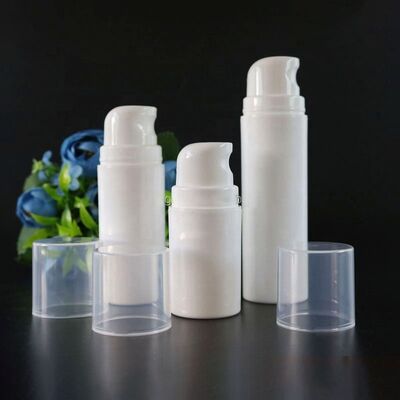 Kemasan Kosmetik Putih Unik Botol Plastik Bulat 50ml