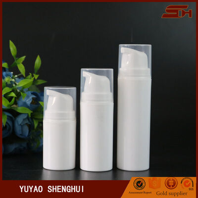 Kemasan Kosmetik Putih Unik Botol Plastik Bulat 50ml