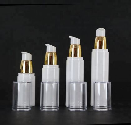 Botol Lotion Plastik Emas Shampoo Air Airless Pompa Botol