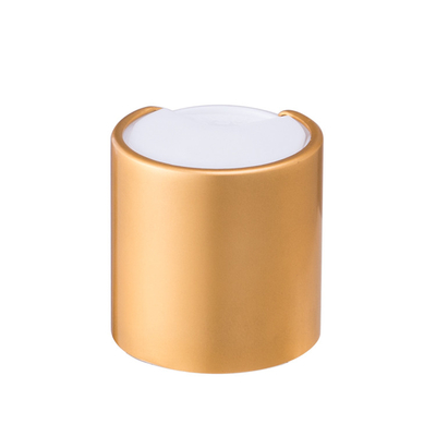Tutup Botol Kosmetik Gold Disc Top 24/410 Bahan plastik aluminium