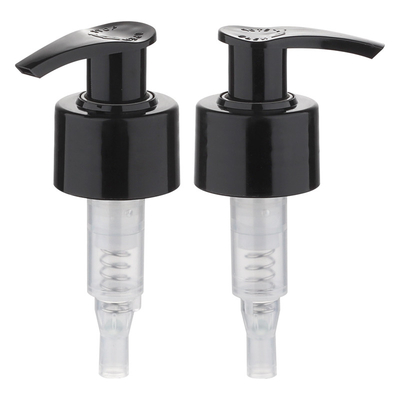 24/410 28/410 Pompa Lotion Plastik Bening Hitam Putih untuk botol
