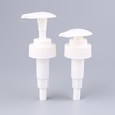 Pompa Lotion Sekrup Berusuk Putih 28/400, Pompa Dispenser Untuk Botol
