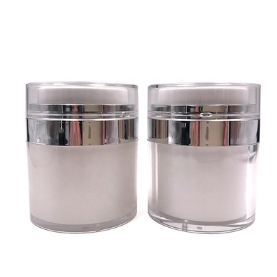 1oz 4oz Botol Krim Pompa Pengap, Jar Kosmetik Akrilik untuk Kemasan perawatan kulit
