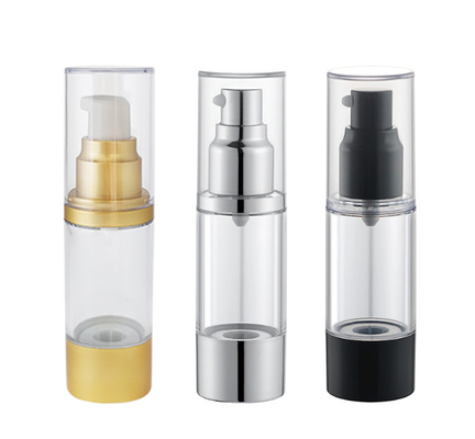15ml 30ml 50ml Botol Pompa Pengap Untuk Bahan Kosmetik ABS SEBAGAI Alum