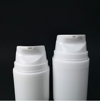 Botol Pompa Pengap Silinder Bahan Plastik PP Putih 80ML 100ML 150Ml