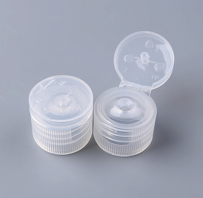 Tutup Botol Kosmetik Sekrup Bergaris Transparan 20/410 24/410