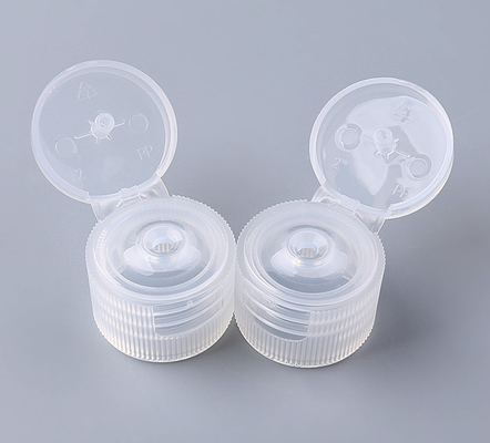 Tutup Botol Kosmetik Sekrup Bergaris Transparan 20/410 24/410