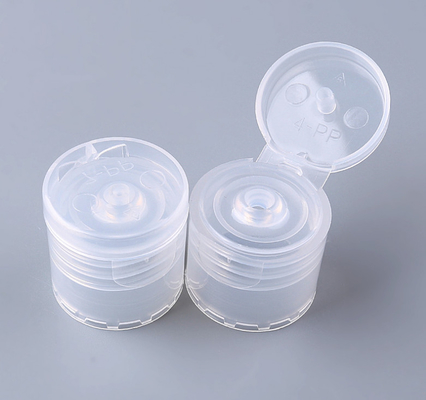 tutup botol kosmetik Flip Top Transparan halus 20/410 24/410