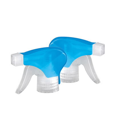 Sprayer Pemicu Plastik Biru Transparan 28/410 untuk Air Pembersih