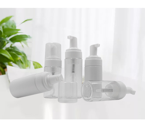 Botol Plastik Kosmetik 43mm, Botol Pompa Busa Sabun Cair 100ml 150ml