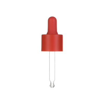 Kosmetik Penetes Kaca Bening Bulat 20mm Untuk Botol Kaca OEM