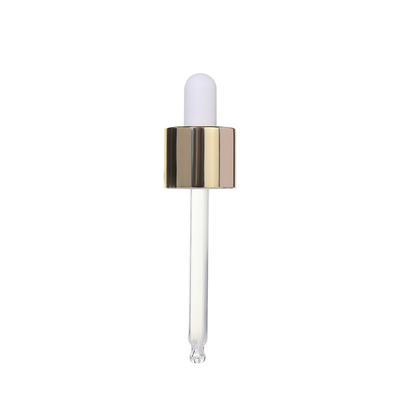 Penetes Kaca Kosmetik Aluminium 20mm Untuk Minyak Esensial Perawatan Kulit