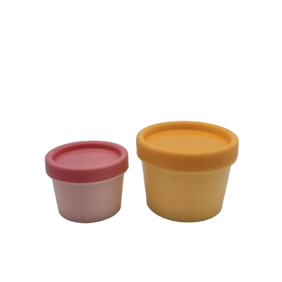 Toples Kosmetik Plastik PP, Kemasan Jar Krim Wajah 50g 100g