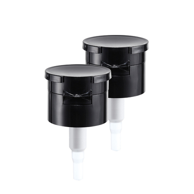 Pompa Penghapus Cat Kuku Plastik Hitam 28mm 33mm Untuk Botol Pembersih Kecantikan Kosmetik