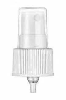 Parfum Mist Sprayer hitam putih 28/410 0.12ml bahan PP Plastik